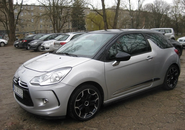 Citroen DS3 cena 22140 przebieg: 164000, rok produkcji 2012 z Warszawa małe 67